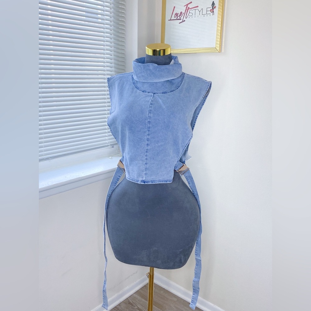 Denim Crop Top